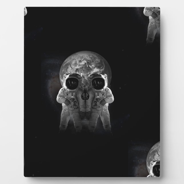 Plaque Photo astronaute (Devant)