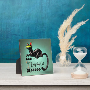 Plaque Photo Atomique Futuriste Le Leaping Cat Lounge