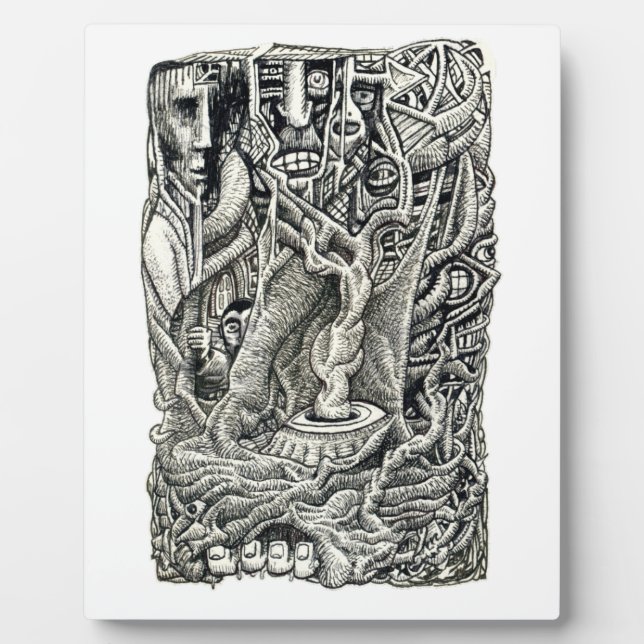 Plaque Photo Au sous-sol (Devant)