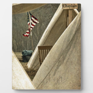 Plaque Photo Aumônier de l'Armée