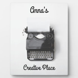 Plaque Photo Auteur, journaliste, blogueur