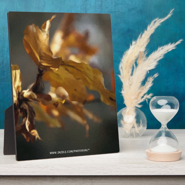 Plaque Photo Automne (Côté)