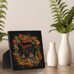 Plaque Photo Automne Feuilles Champignon Assez Heureux Automne<br><div class="desc">Jolie plaque déco d'automne avec des feuilles d'automne colorées et des champignons en forme de couronne. Il saisit l'essence de la saison, ajoutant chaleur et charme à tout espace. Parfait pour les bureaux, les mantels ou les entrées, cet article captivant célèbre la beauté de l'automne de manière intemporelle et élégante...</div>