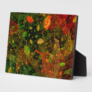 Plaque Photo Autumn colorful decorative design