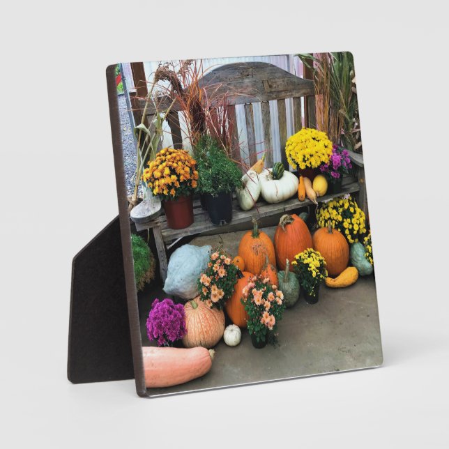 Plaque Photo Autumn Decor (Recto)