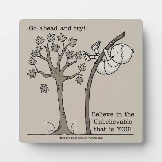 Plaque Photo Avancer et essayer (Devant)