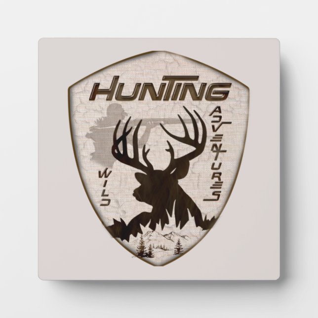 Plaque Photo Aventures de chasse tapisserie tirage acrylique (Devant)