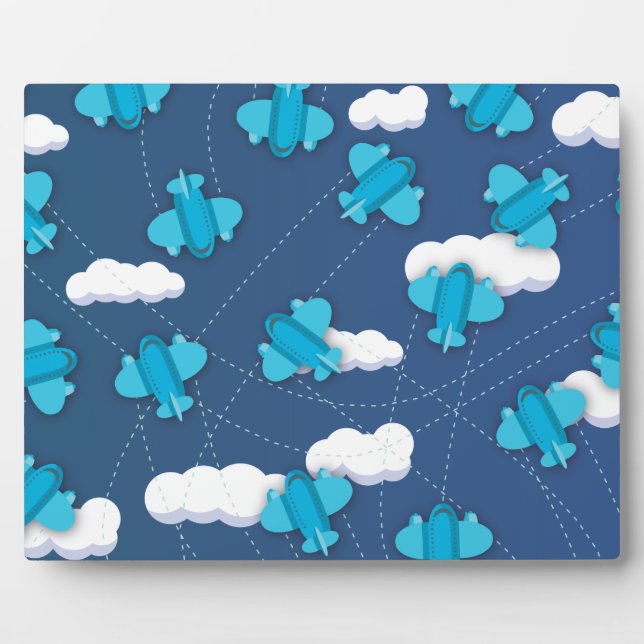 Plaque Photo avions (Devant)