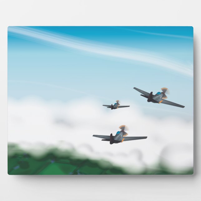Plaque Photo Avions de la Seconde Guerre mondiale (Devant)