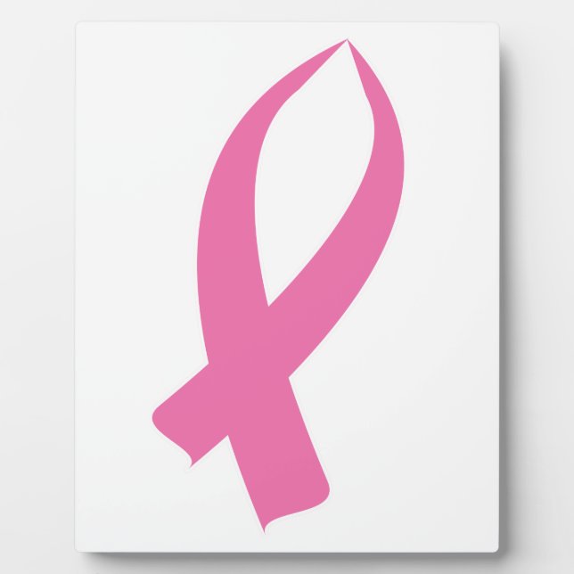 Plaque Photo Awareness Ribbon (Pink) (Devant)