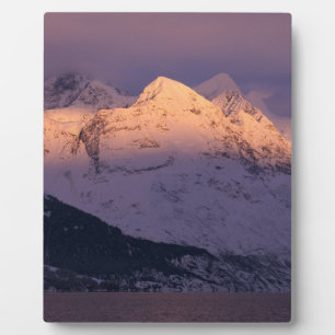 Plaque Photo Awesome Alpenglow
