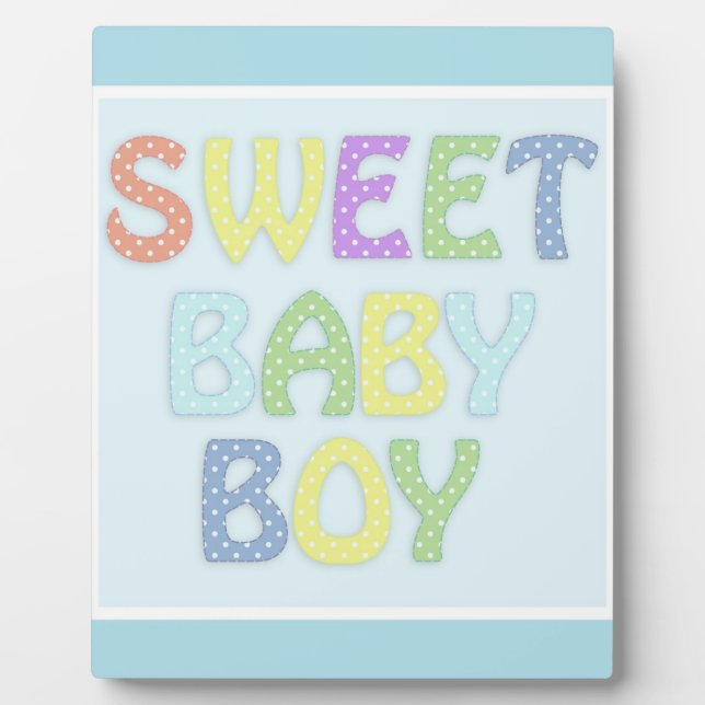Plaque Photo Baby Boy (Devant)