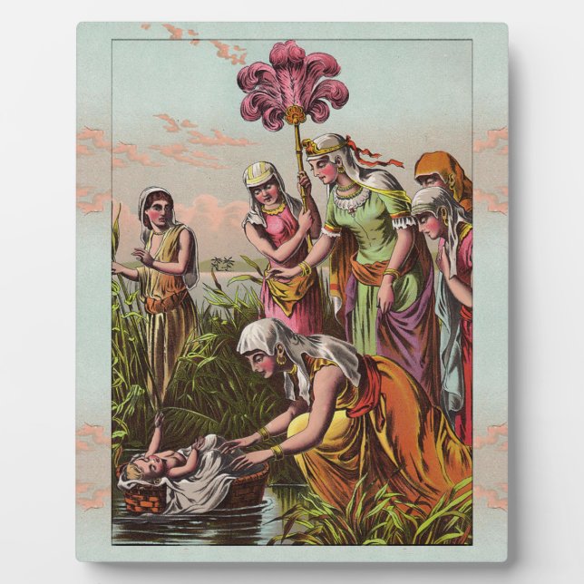 Plaque Photo Baby Moses (Devant)