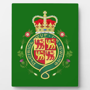 Plaque Photo Badge royal du Pays de Galles