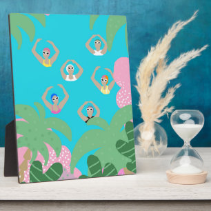 Plaque Photo Baigneurs artistiques Illustration de natation a