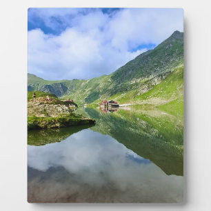 Plaque Photo Balea Lake en Roumanie : photographie alpine épous
