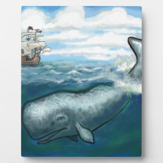 Plaque Photo Baleine Ho
