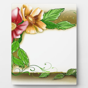 Plaque Photo Balise Nom des fleurs