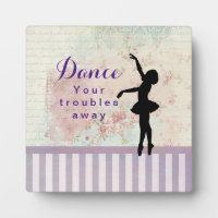Ballerina Silhouette Dansez vos problèmes loin