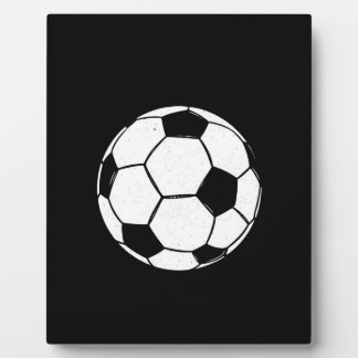 Plaque Photo Ballon de Football Vintage Classique Illustration 
