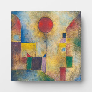 Plaque Photo Ballons rouges Paul Klee