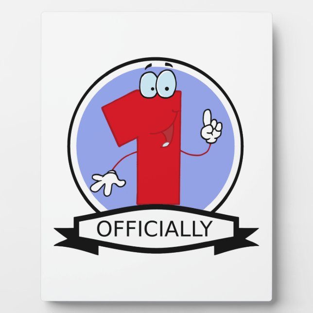 Plaque Photo Bannière d'anniversaire officielle 1 (Devant)