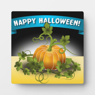 PLAQUE PHOTO BANNIÈRE 'HAPPY HALLOWEEN'