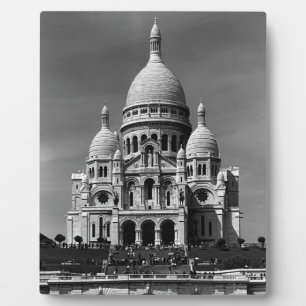 Plaque Photo Basilique du Sacré-Cœur de Paris France vintage 19