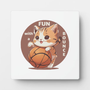 Plaque Photo basket-ball chat