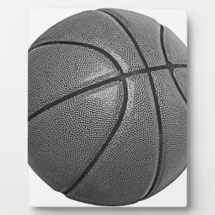 Plaque Photo Basket-ball en niveaux de gris