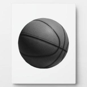 Plaque Photo Basket-ball noir et blanc