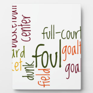 Plaque Photo Basketball Game Beautiful texte extraordinaire cit