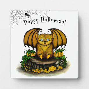 Plaque Photo Bat d'Halloween mignonne