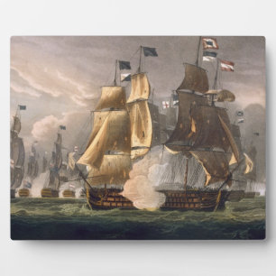 Plaque Photo Bataille du cap Saint-Vincent, 14 février 1797