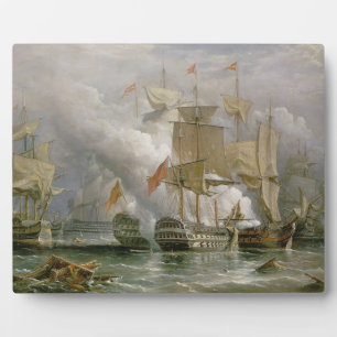 Plaque Photo Bataille du cap Saint-Vincent, le 14 février 1797
