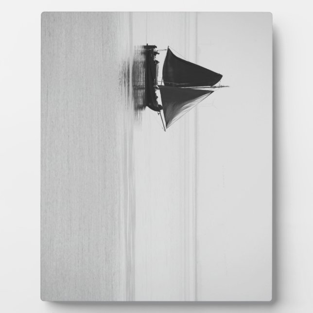 Plaque Photo Bateau à voile (Devant)