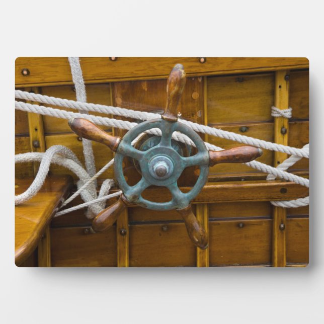 Plaque Photo Bateau antique en bois (Devant)