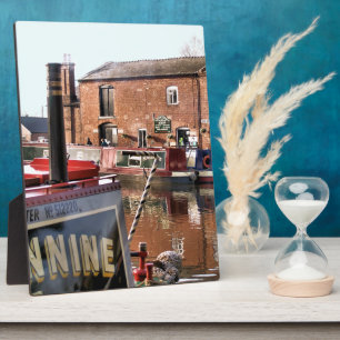 PLAQUE PHOTO BATEAUX DE CANAL