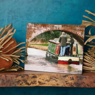 PLAQUE PHOTO BATEAUX DE CANAL