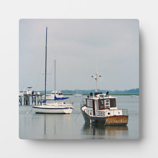 Plaque Photo Bateaux de Folly River (Devant)
