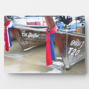 Plaque Photo Bateaux Sur La Plage Iles Phi Phi, Thaïlande