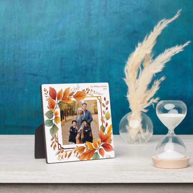 Plaque Photo Beau feuillage Automne Photo Thanksgiving (Insitu)
