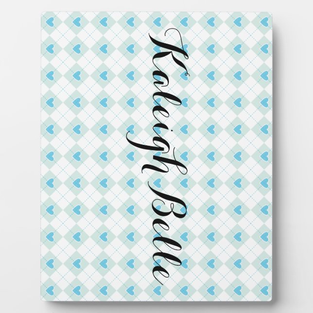 Plaque Photo Beau Jacquard (Devant)