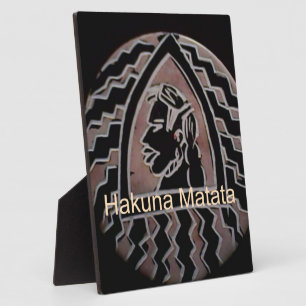 Plaque Photo Beauté africaine : Bongo Massai Portrait Art Triba