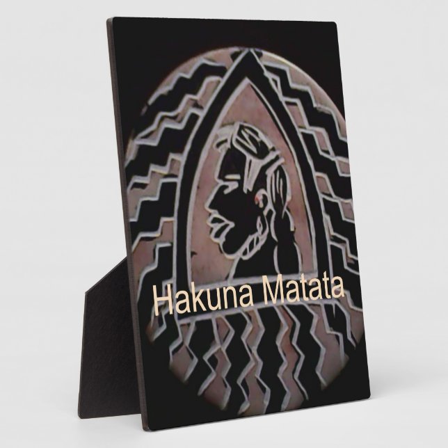 Plaque Photo Beauté africaine : Bongo Massai Portrait Art Triba (Côté)