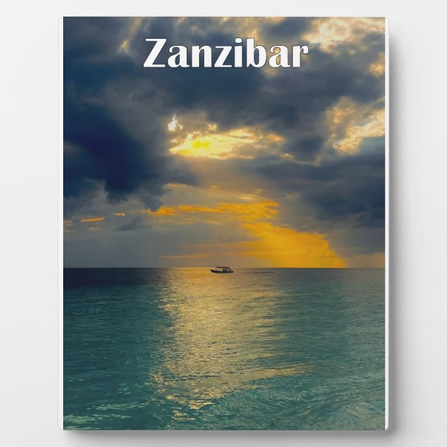 Plaque Photo Beautiful landscape | Zanzibar (Devant)