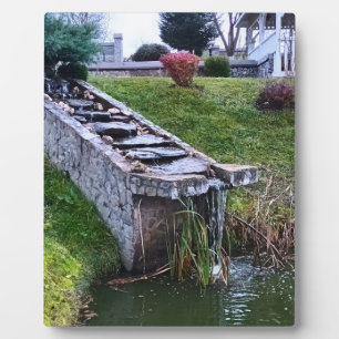 Plaque Photo Belle Cascade de Jardin – Nature Sauvage Roumanie