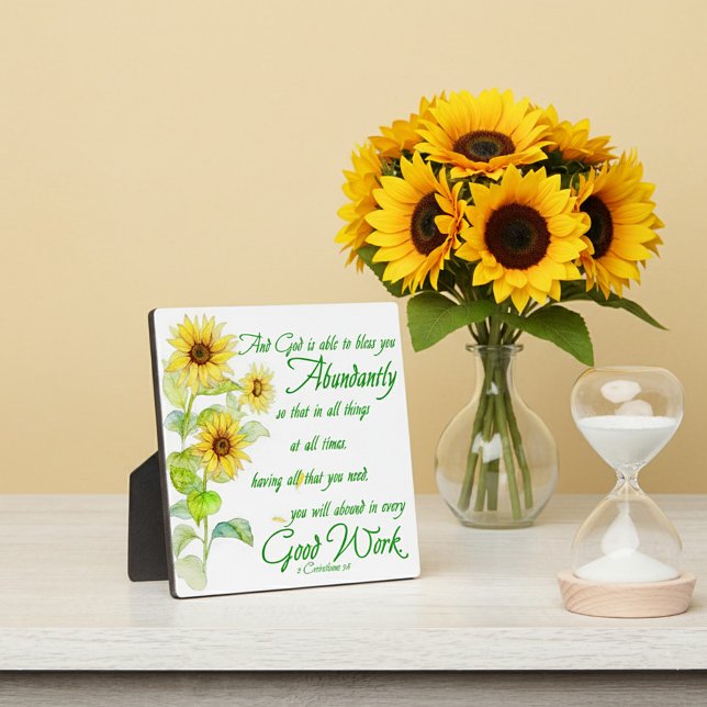 Plaque Photo Bénédictions abondantes (Créateur téléchargé)