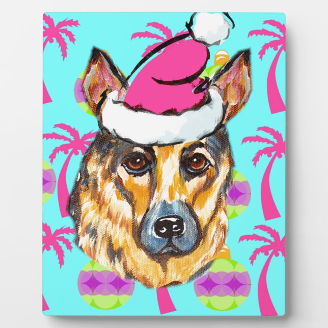 PLAQUE PHOTO BERGER ALLEMAND (Devant)