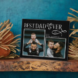 Plaque Photo  Best Dad Ever 2 Photos Modern Fathers Day Gifts<br><div class="desc">Give Dad a gift that speaks straight to the heart. This Modern Best Dad Ever plaque features a sleek, minimal design with bold typography and space for two meaningful photos - making it the perfect way to celebrate fatherhood and capture memories that last. Customize with your favorite father-child moments, travel...</div>